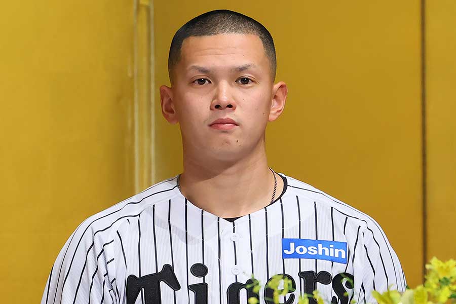 ドラフト5位で阪神に入団した能登嵩都【写真：産経新聞社】