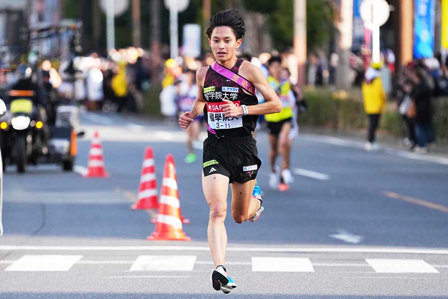 区間賞を獲得した国学院大・青木瑠郁【写真：アフロ】