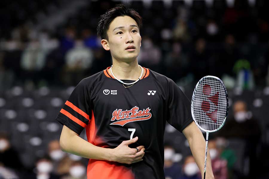 桃田賢斗(写真は2022年撮影)【写真:西村尚己/アフロスポーツ】