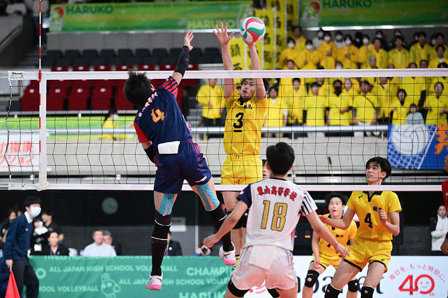 春高バレーで東山と鎮西のラリーが話題となった【写真:アフロスポーツ】