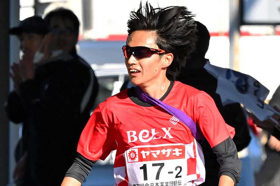 2区で区間新記録をマークして22人抜きを達成した吉田響【写真：産経新聞社】