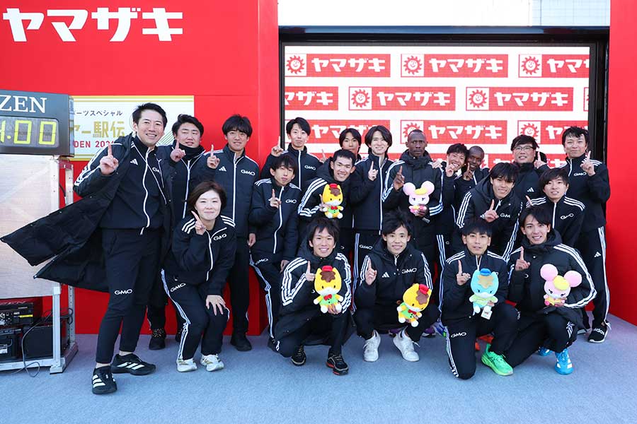 ニューイヤー駅伝を大会新記録で優勝したGMO【写真:長田洋平/アフロスポーツ】