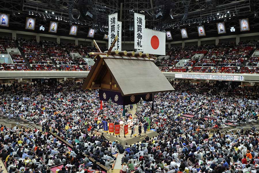 大相撲初場所が両国国技館で行われている【写真：スポーツ報知/アフロ】