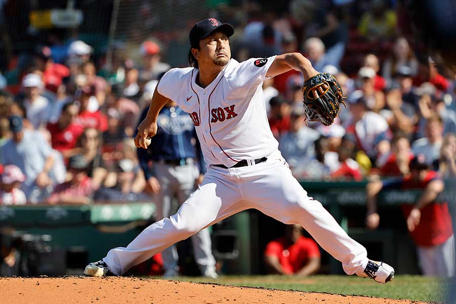 レッドソックス時代の澤村拓一氏（写真は2022年撮影）【写真：USA TODAY Sports/ロイター/アフロ】