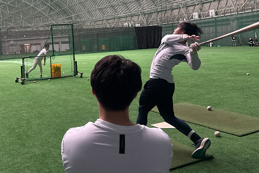 「日に日に力強い打球が打てるようになっている」と手応え【写真：球団提供】