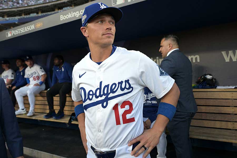 ドジャースのアレックス・コール【写真：Imagn/ロイター/アフロ】