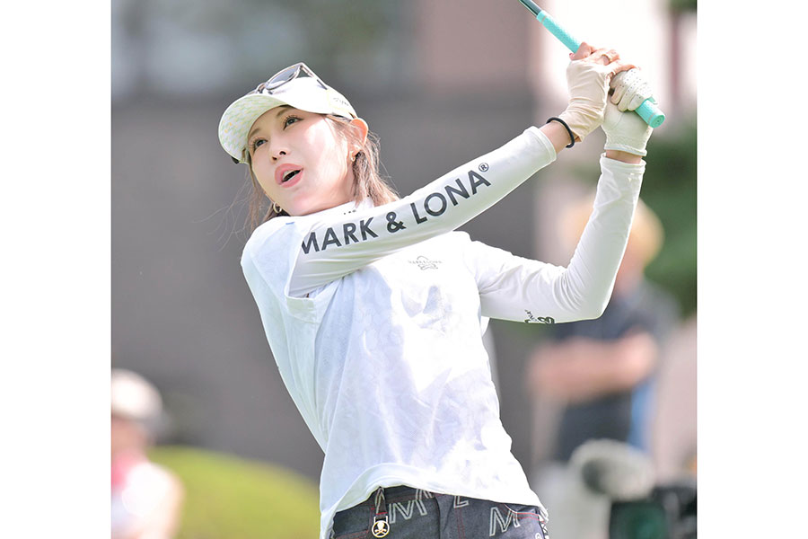 女子ゴルフの金田久美子【写真：スポーツ報知/アフロ】