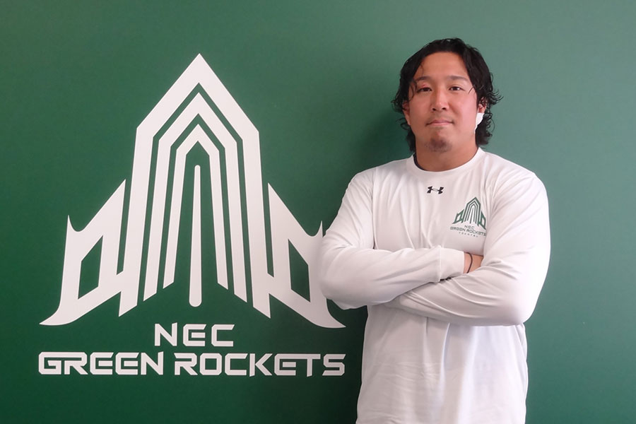 インタビューで思いを語った大和田【写真：吉田宏】