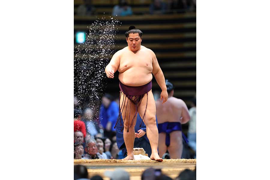 現役時代の北陣親方【写真：長田洋平/アフロスポーツ】