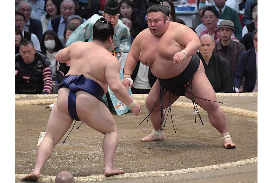 現役時代の湊川親方【写真：産経新聞社】