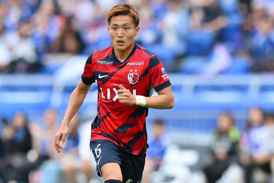 鹿島のMF三竿健斗【写真：アフロ】