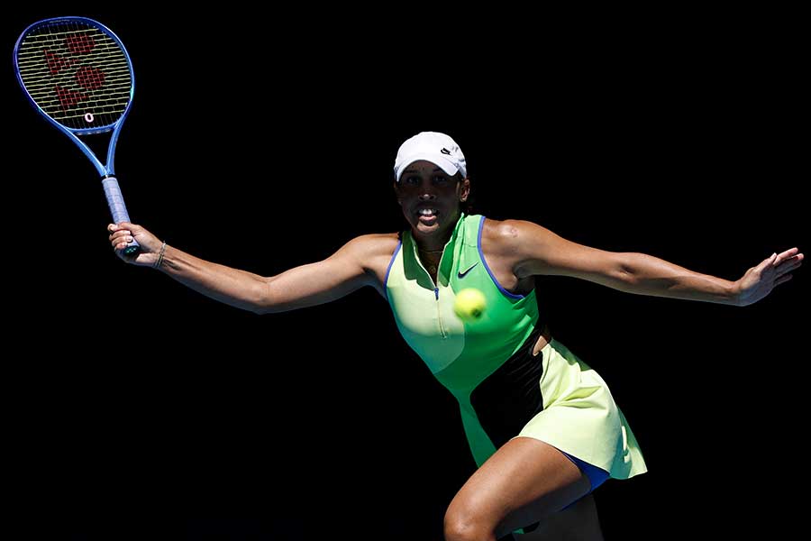 女子シングルス4回戦に出場したマディソン・キーズ【写真：ロイター】