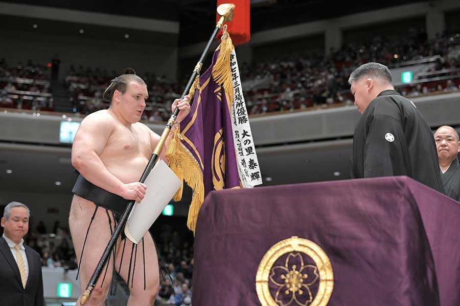 大相撲初場所で優勝した安青錦【写真：産経新聞社】