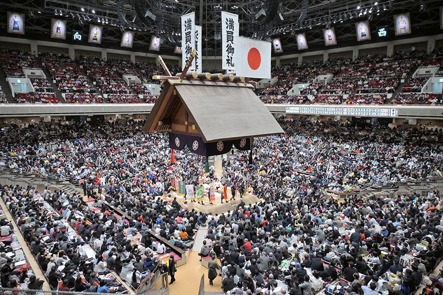 大相撲初場所で視聴者が思わずほっこりする場面が話題となった(画像はイメージ)【写真:スポーツ報知/アフロ】