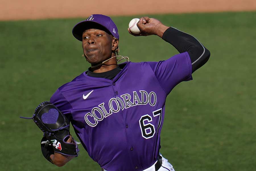 ジェフリー・ヤン（写真はロッキーズ時代）【写真：AP/アフロ】