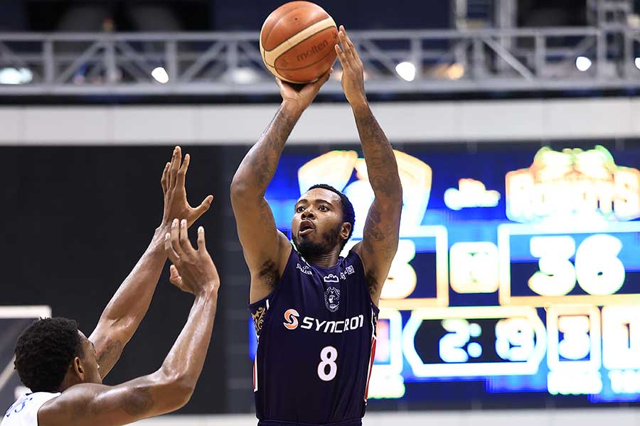 横浜BCのゲイリー・クラーク【写真提供：（C）B-CORSAIRS】