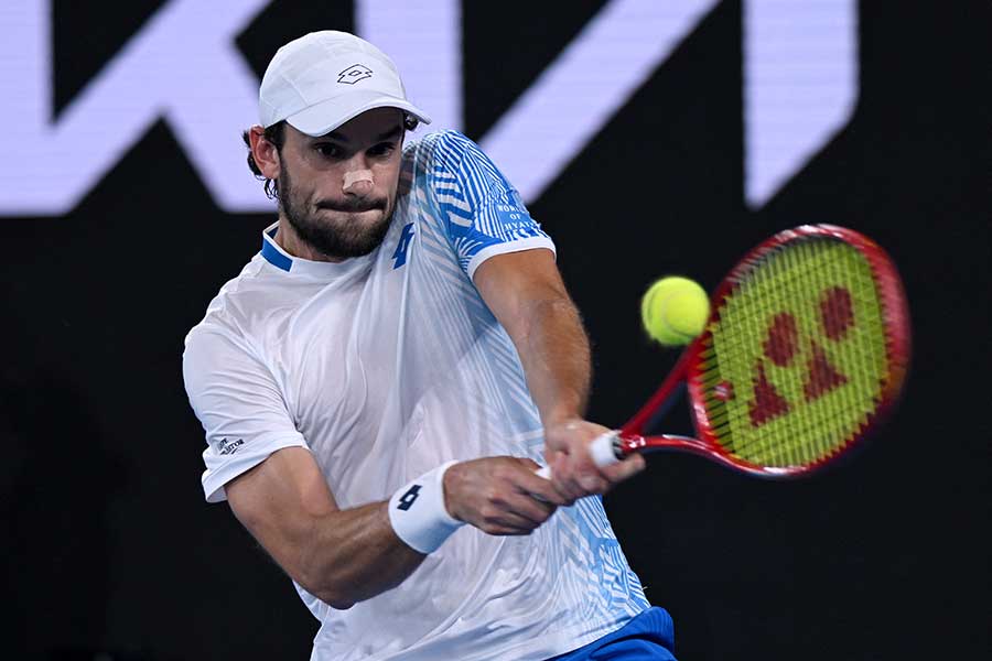 全豪OP3回戦、ベン・シェルトンと対戦したバレンティン・バチェロット【写真:ロイター】