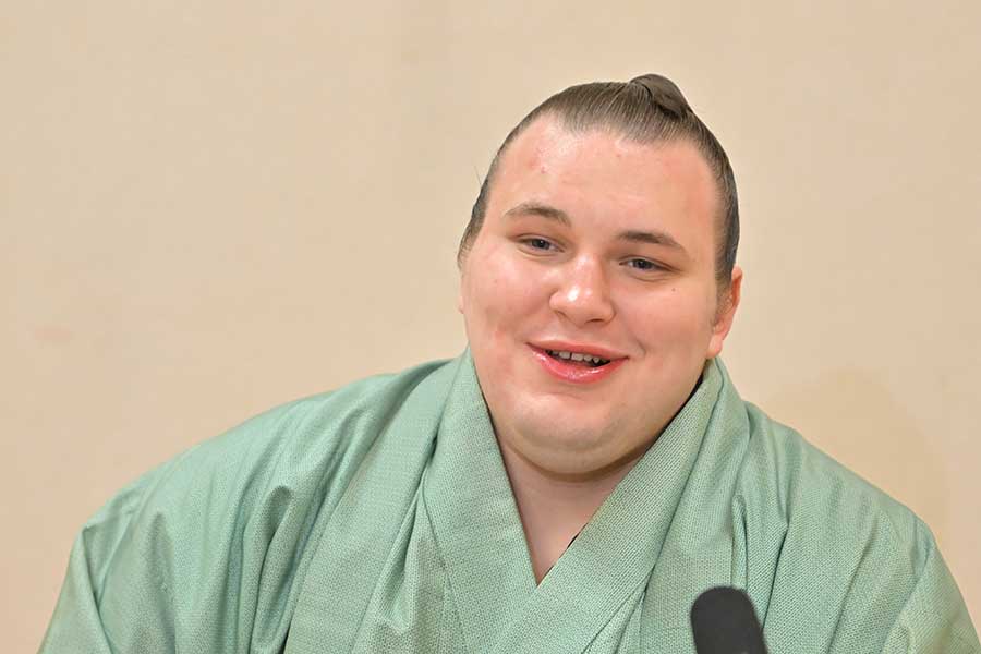 大相撲初場所、優勝した安青錦【写真：スポーツ報知/アフロ】