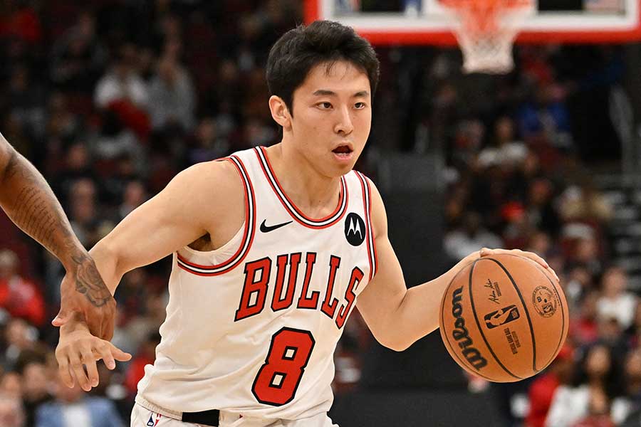 ブルズの河村勇輝【写真：Imagn/ロイター/アフロ】