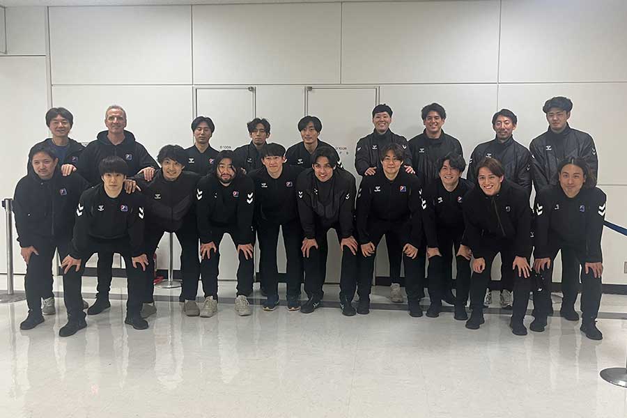 アジア選手権4位で帰国したハンドボール男子日本代表チーム【写真：編集部】