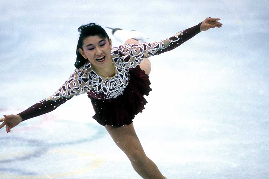 1992年アルベールビル五輪に出場した伊藤みどりさん【写真：アフロ】