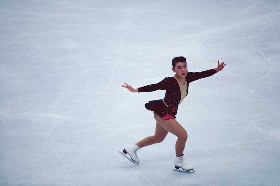 1992年アルベールビル五輪に出場した伊藤みどりさん【写真：青木紘二/アフロスポーツ】