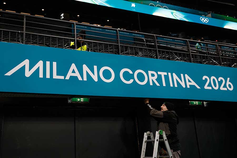 ミラノ・コルティナ五輪の道中で起きた珍事が話題に【写真：ロイター】