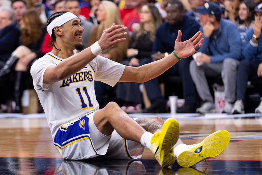 レイカーズのジャクソン・ヘイズ【写真:AP/アフロ】