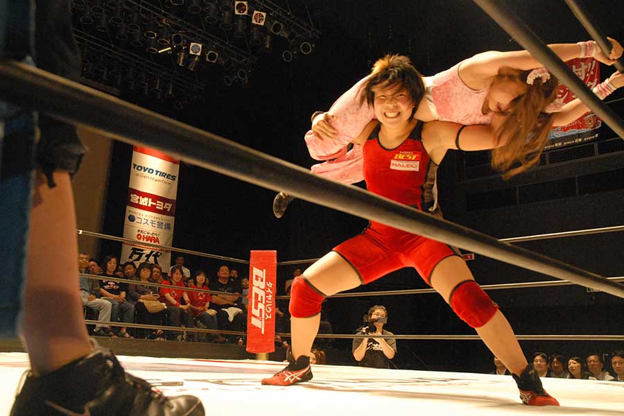女子プロレスラー現役時代の花月（撮影は2012年）【写真：産経新聞社】
