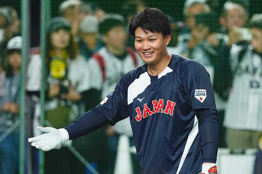 森下翔太【写真：小林靖】