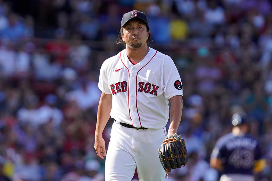 レッドソックス時代の澤村拓一氏【写真：AP/アフロ】