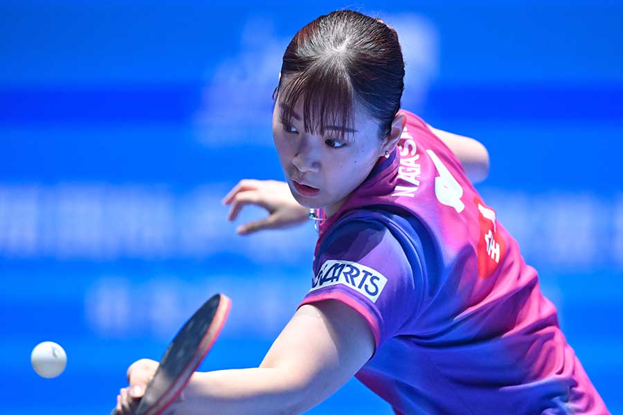 アジアカップに出場した長崎美柚【写真：新華社/アフロ】