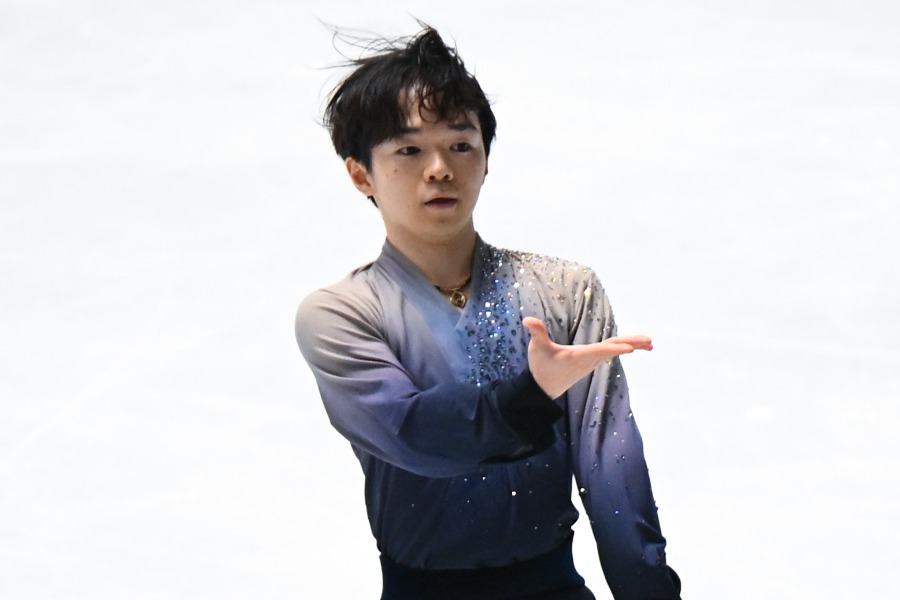 フィギュアスケート男子代表・鍵山優真【写真：中戸川知世】