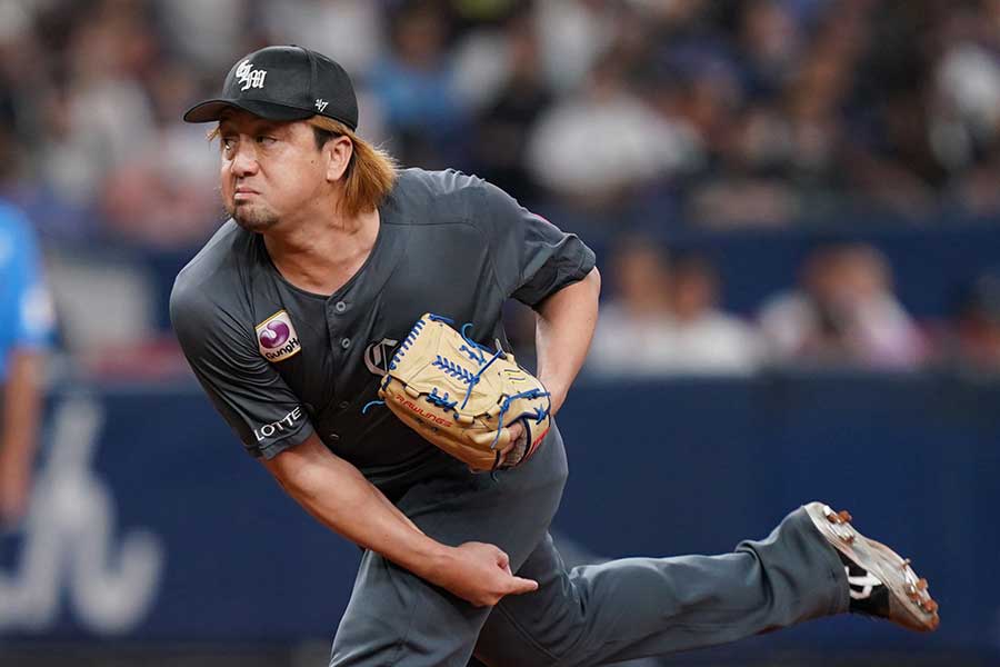 ロッテ時代の澤村拓一氏【写真：産経新聞社】