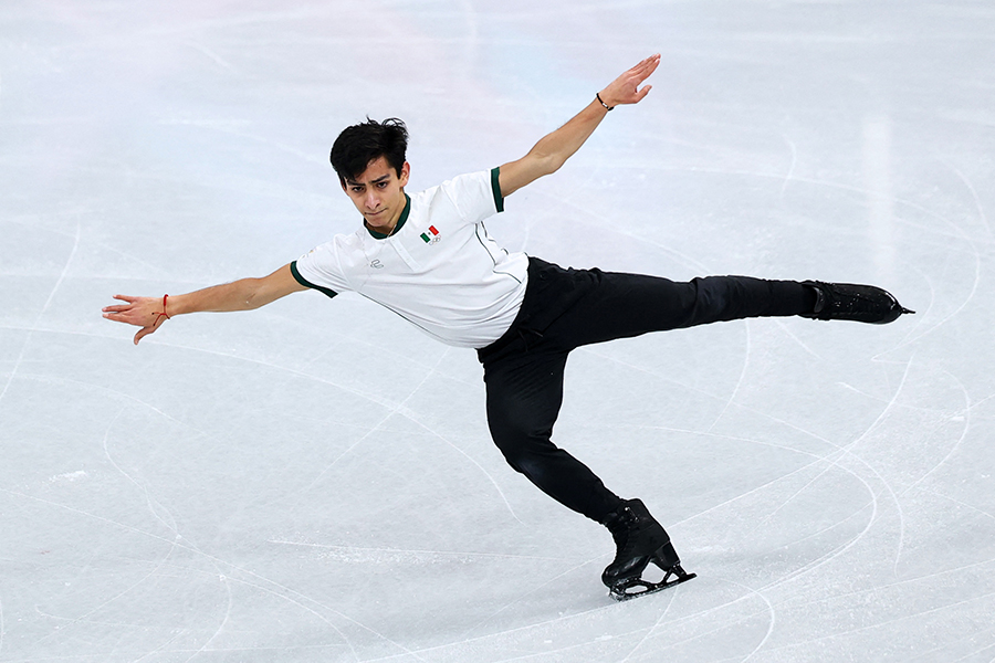 フィギュアスケート男子シングルメキシコ代表のドノバン・カリージョ【写真：ロイター】