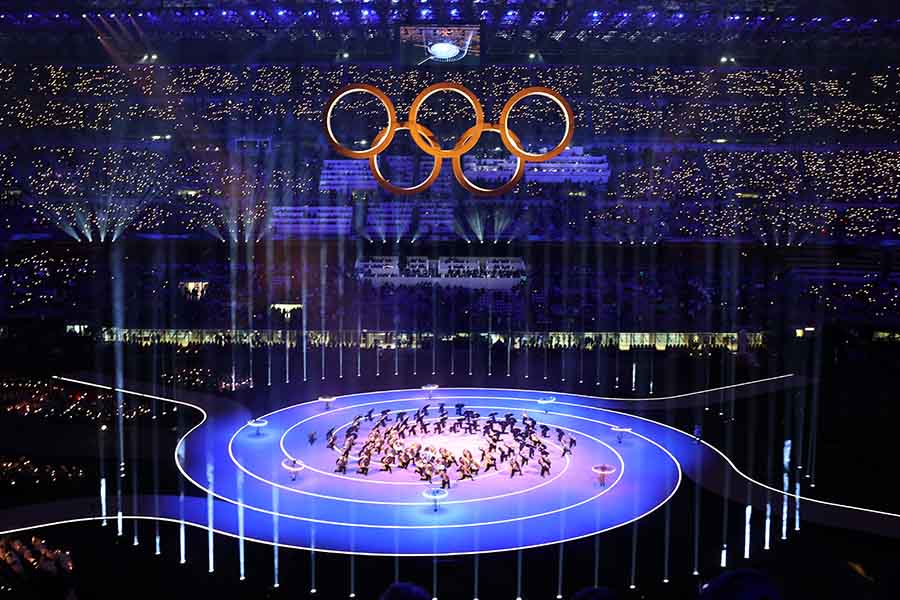 空席が目立ったミラノ・コルティナ五輪の開会式【写真：ロイター】