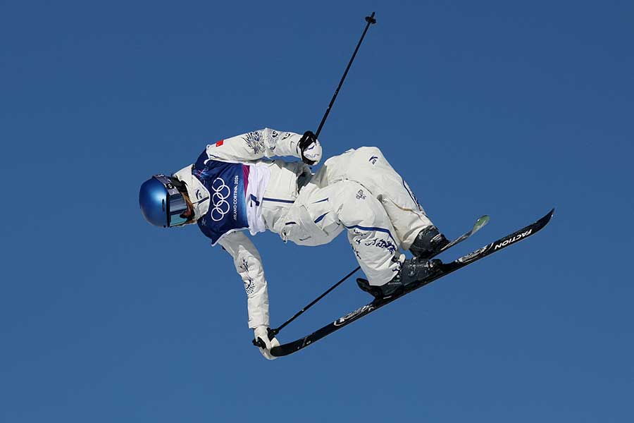 女子スロープスタイルに出場したアイリーン・グー【写真：ロイター】