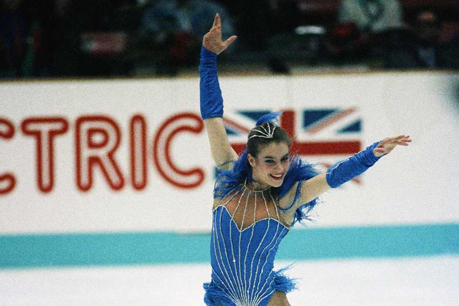 1988年カルガリー大会に出場したカタリナ・ヴィット【写真：AP/アフロ】