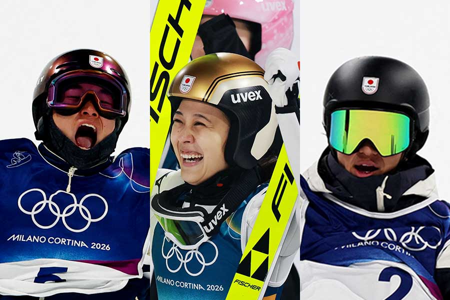 左から木村葵来、丸山希、木俣椋真【写真：ロイター】