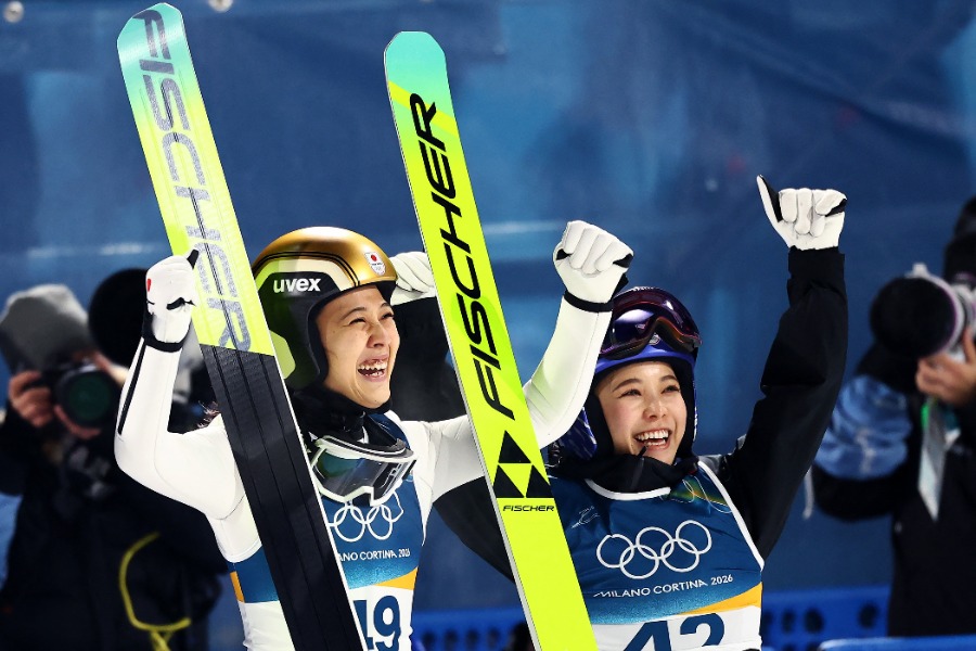 銅メダルを獲得した丸山希【写真：ロイター】