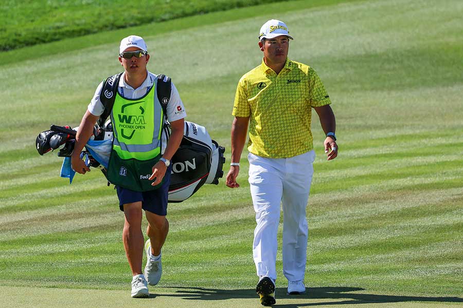 フェニックス・オープン最終日を戦った松山英樹【写真：ロイター】