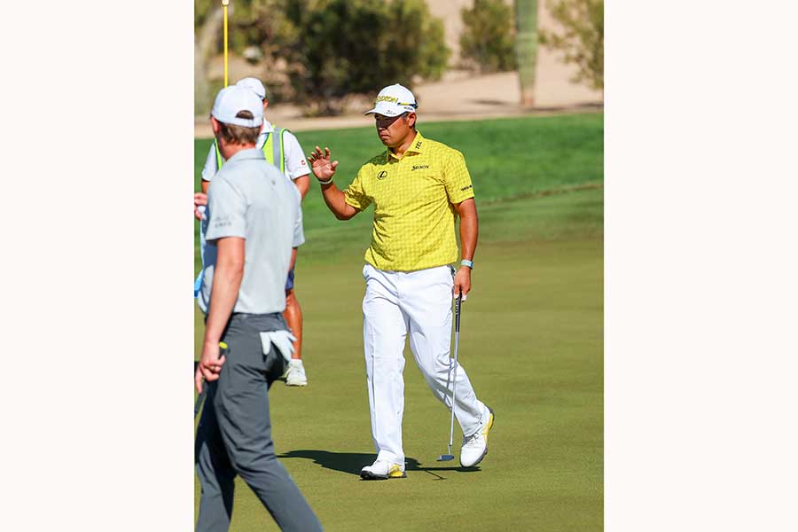 フェニックス・オープン最終日を戦った松山英樹【写真：ロイター】
