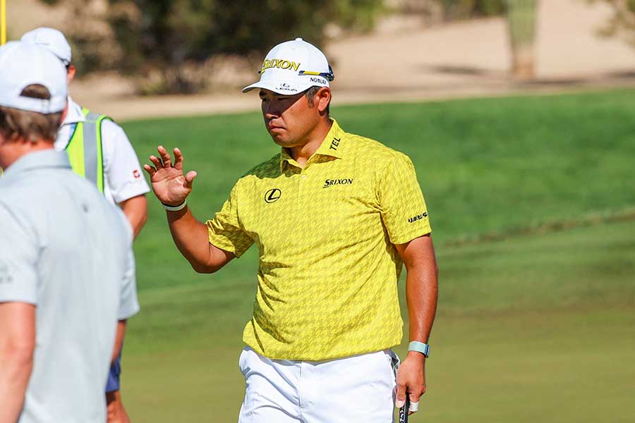 フェニックス・オープン最終日を戦った松山英樹【写真：ロイター】