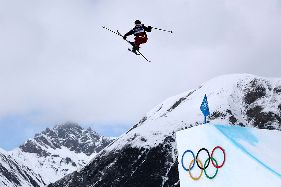 五輪スロープスタイルのコース【写真：ロイター】