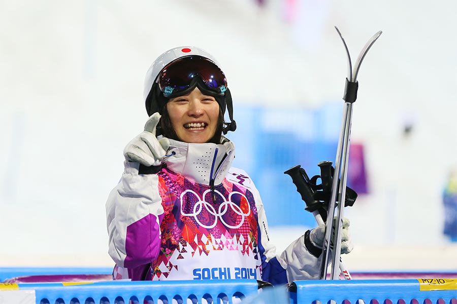 2014年ソチ五輪当時の上村愛子さん【写真：YUTAKA/アフロスポーツ】