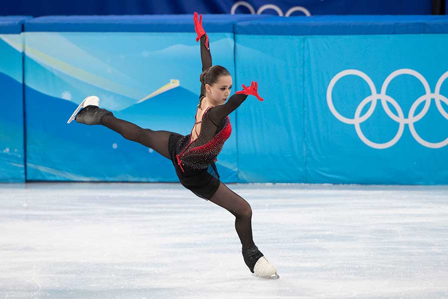 北京五輪に出場したカミラ・ワリエワ【写真：エンリコ/アフロスポーツ】