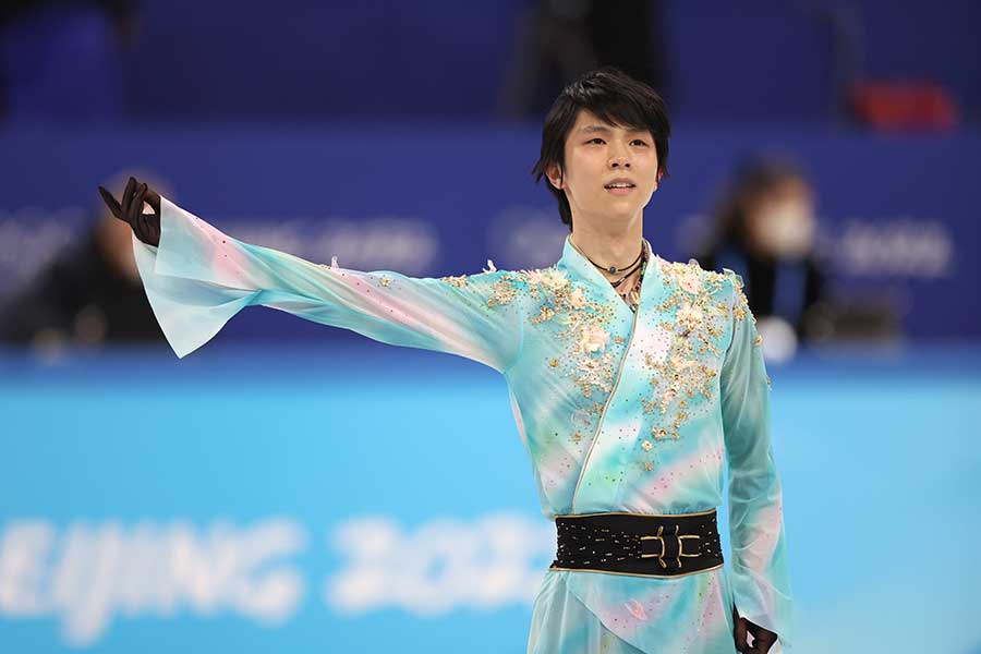 現役時代の羽生結弦さん（写真は2022年撮影）【写真：青木紘二/アフロスポーツ】