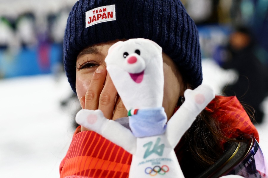 スキージャンプ女子の高梨沙羅【写真：ロイター】