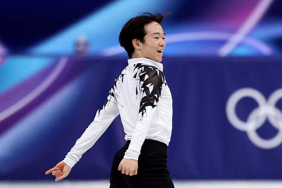男子ショートプログラムに出場した鍵山優真【写真：ロイター】