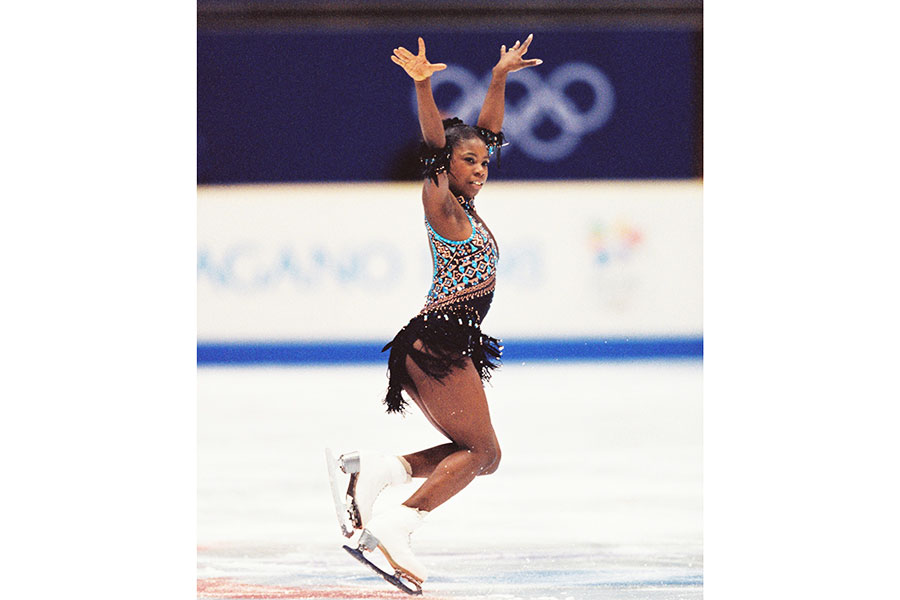 1998年長野大会に出場したスルヤ・ボナリー【写真：アフロスポーツ】